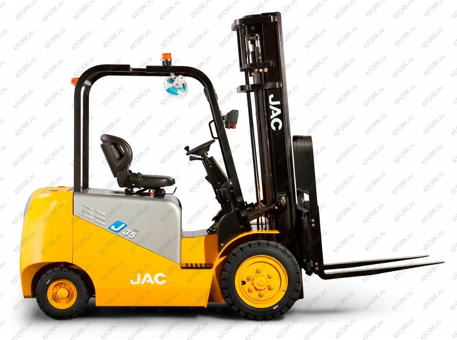 Погрузчик электро JAC 3.5 т 550 Ач 4 опоры