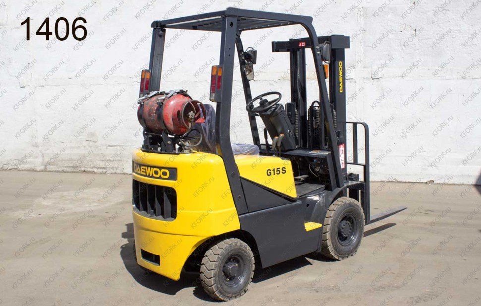 Газ-Бензиновый автопогрузчик Daewoo G15S-2 1406 Б/У