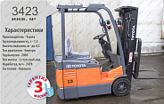 Электрический погрузчик Toyota 3423 Б/У