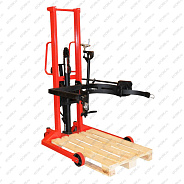 Тележка-Штабелер для Кантовки Бочек OXLIFT 350 кг 1400 мм HS-DT1435 Оптима
