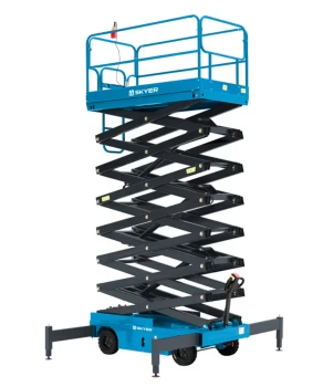 Подъемник самоходный электрический ножничный ведомый SKYER SPFP1403