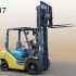 Дизельный автопогрузчик Komatsu 4117 Б/У
